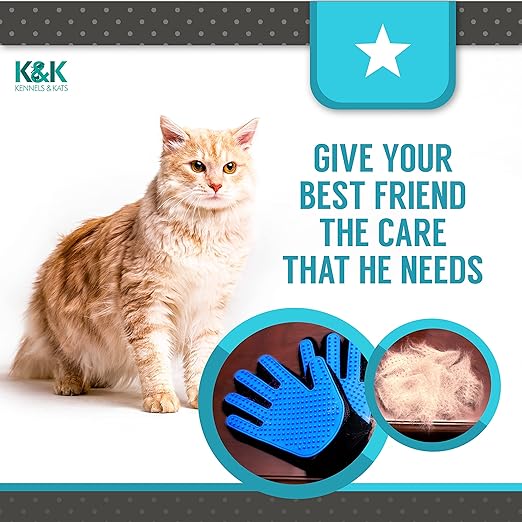 Pet Grooming Glove – Deshedding & Bath Massage Tool
