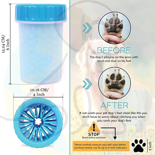 Pet Silicone Paw Cleaner Cup – Gentle & Easy Paw Wash