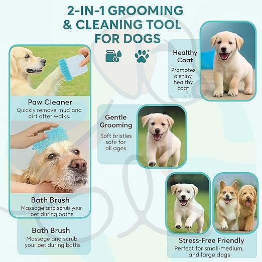 Pet Silicone Paw Cleaner Cup – Gentle & Easy Paw Wash