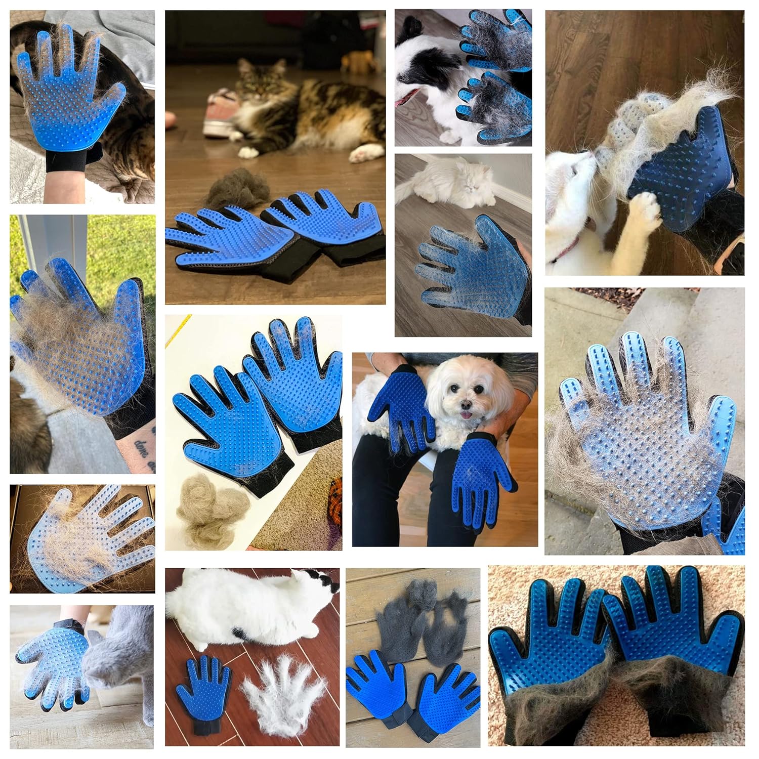Pet Grooming Glove – Deshedding & Bath Massage Tool
