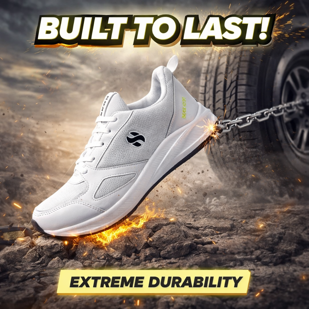 EliteWear Lightweight Mesh Running Shoes for Men – Breathable & All-Day Comfort