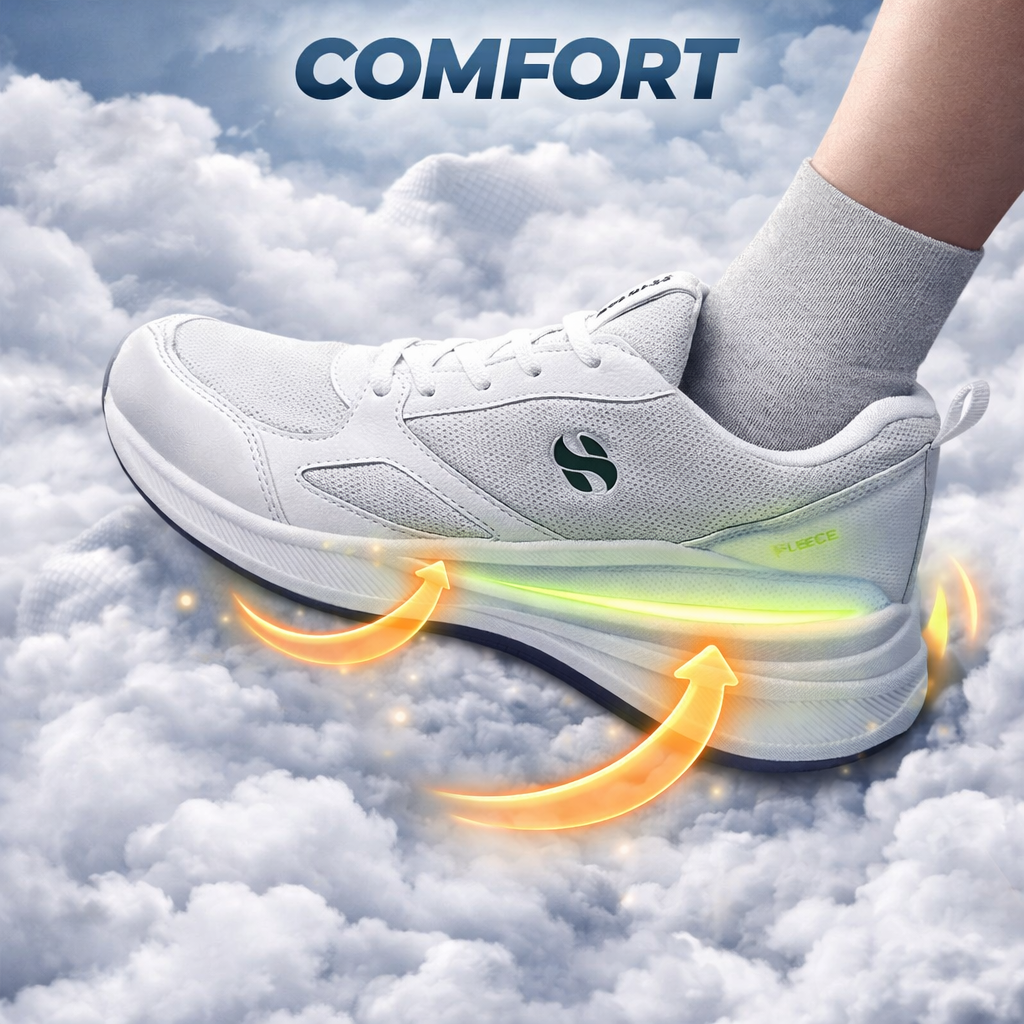 EliteWear Lightweight Mesh Running Shoes for Men – Breathable & All-Day Comfort